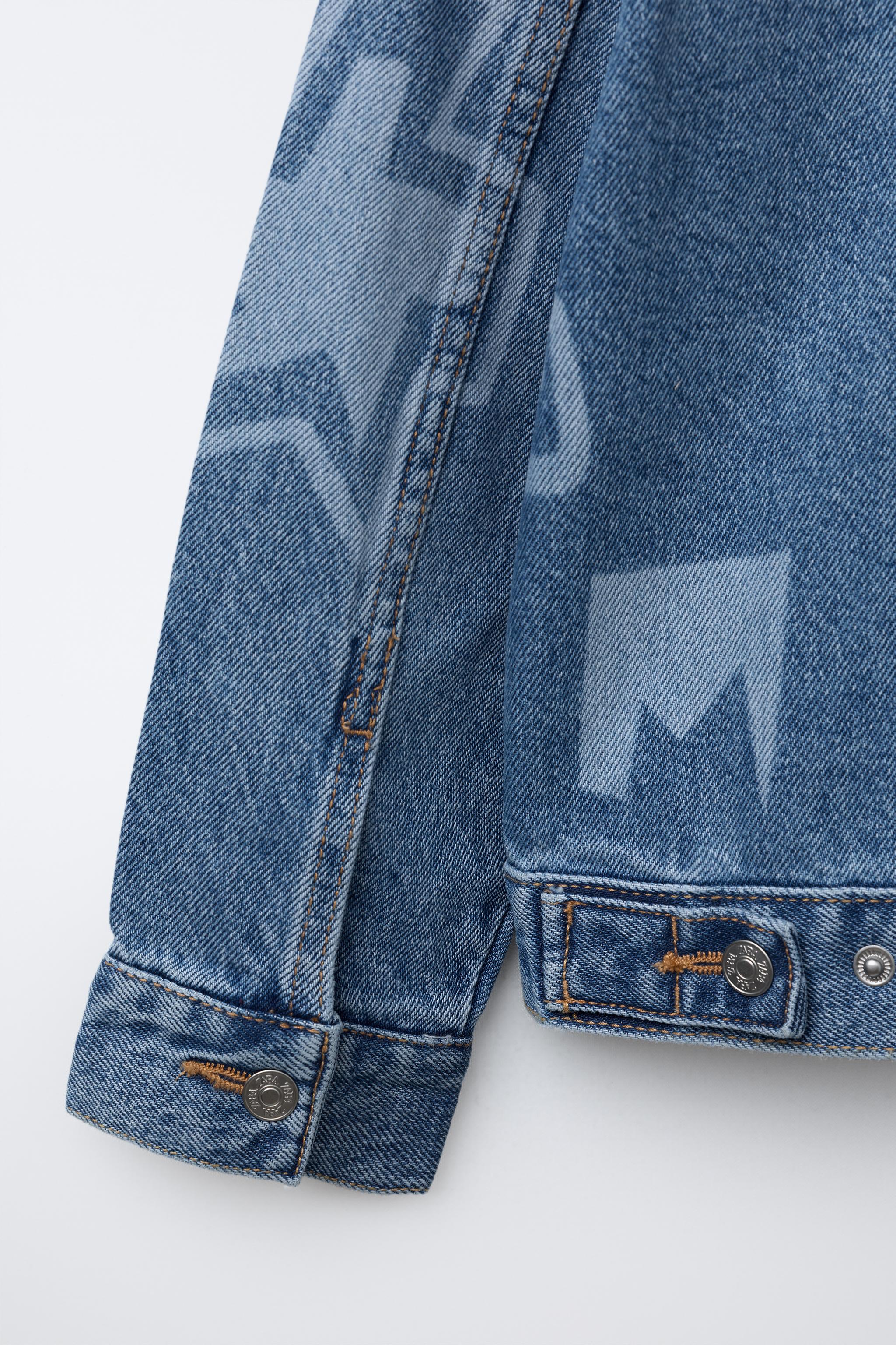 VESTE EN JEAN IMPRIMÉE